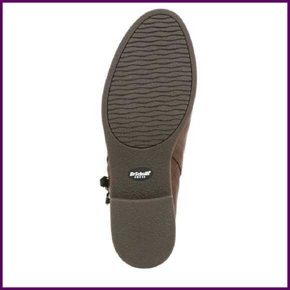 Faux Suede Ankle Booties with Side Zipper, 1 Inch Heel, Size 8 Wide - Picture 5 of 8